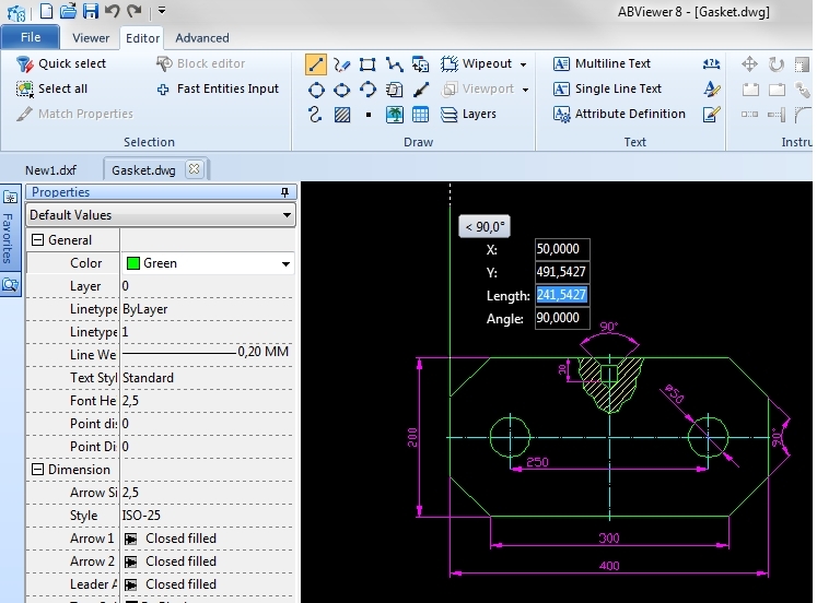  Editor: DWG DXF PLT TIFF CGM Screenshot